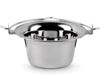 Ceaun din inox cu mâner 800 ml.