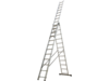 Scară multifuncțională din aluminiu 3x12 trepte