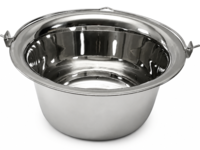Ceaun din inox cu mâner 800 ml.