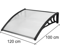 Copertina / Marchiza policarbonat transparent 100cm x 120cm