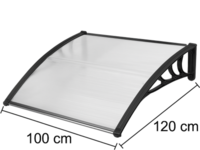 Copertina / Marchiza policarbonat transparent 100cm x 120cm