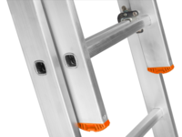 Scară extensibilă aluminiu STS 3x7 trepte