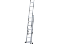 Scară multifuncțională din aluminiu 3x7 trepte