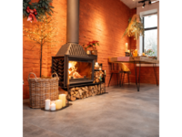 Șemineu încorporabil din fontă Oxford L