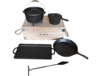 Set BBQ 7 piese din fontă