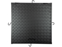 Capac De Canalizare Negru 75x75, 5mm , trafic auto ușor
