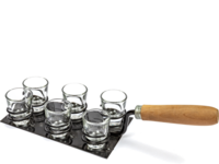 Mistrie cu 6  pahare