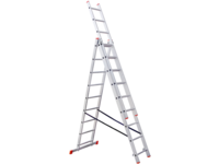 Scară extensibilă aluminiu STS 3x9 trepte