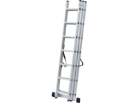 Scară multifuncțională din aluminiu 3x7 trepte